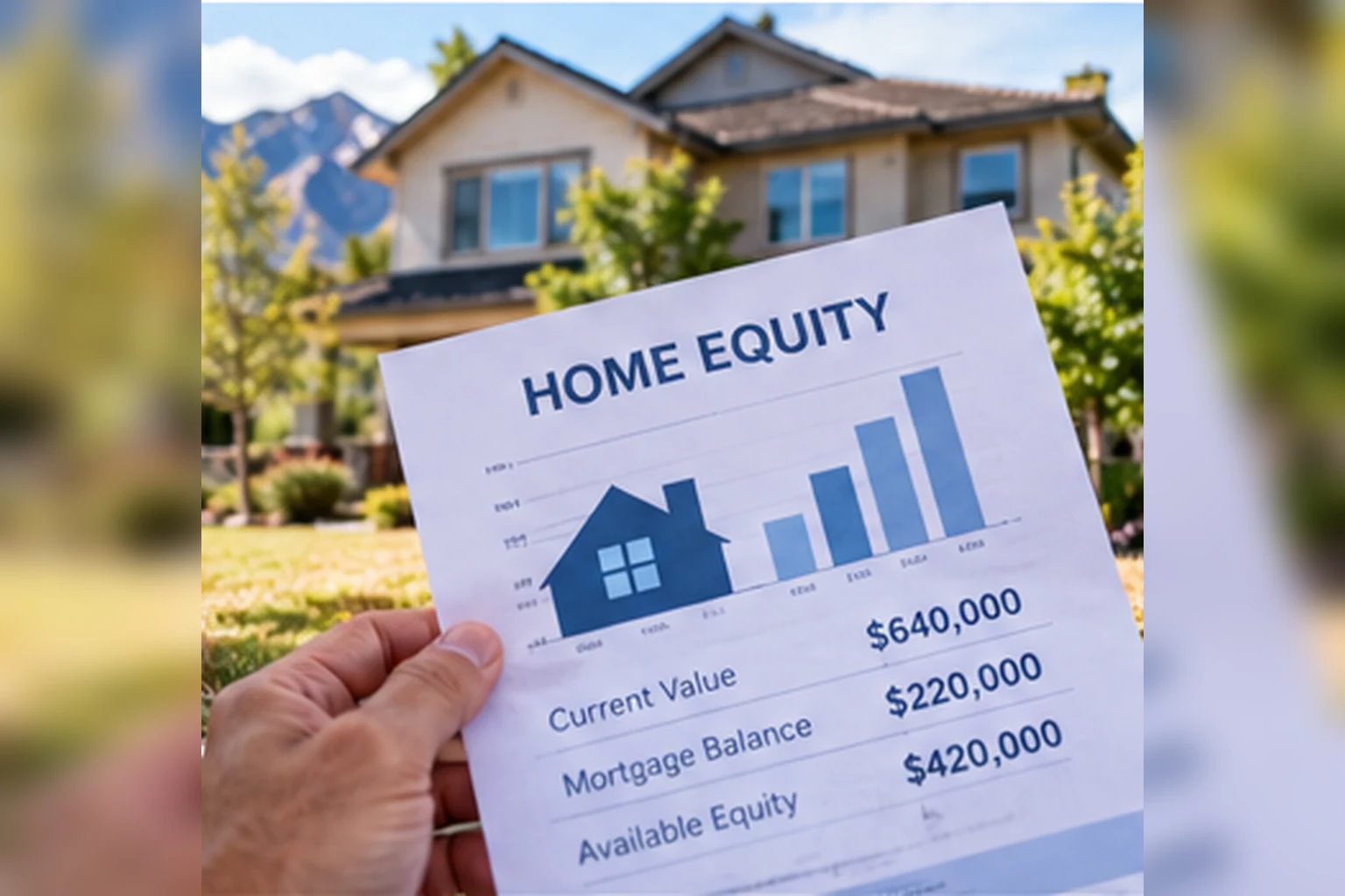 Colorado homeowners reviewing mortgage and home equity options